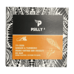 Psilly - Dark Chocolate Bar - Ginger & Turmeric | Mushrooms Online Canada