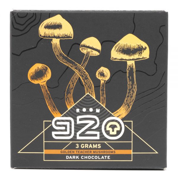 Room 920 – Mushroom Chocolate Bar - Dark Chocolate - 3 Grams | Mushrooms Online Canada