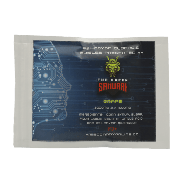 The Green Samurai - Shroom Gummies - Grape - 3g | Mushrooms Online Canada