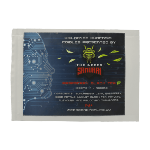 The Green Samurai - Raspberry Black Tea - 1000mg | Mushrooms Online Canada