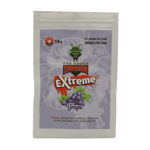 Green Samurai Extreme - Grape Gummy 300mg THC | Mushrooms Online Canada