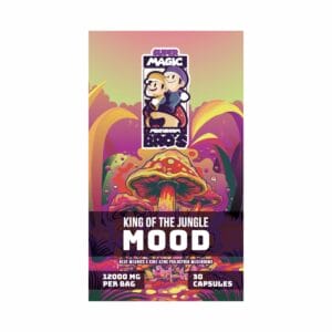Super Magic Mushroom Bro’s - King of the Jungle MOOD - 400MG Capsules | Mushrooms Online Canada